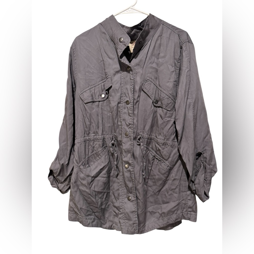 Faded Glory‎ Women's Charcoal Bomber Jacket